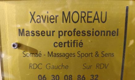 Xavier Moreau–Somaé | Massages sportifs & bien-être, drainage lymphatique, madérothérapie : Barbier à Lyon