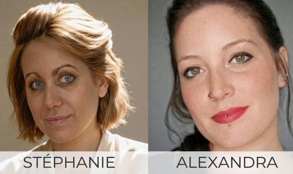 Real Alexandra & Martin Stéphanie