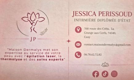 Jessica Perissoud - Maison Dermalys : Institut de beauté à Cusy