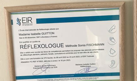 Isabelle Guitton - Reflexologue & Massages - Maison 211 : Réflexologue à Castres