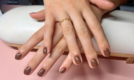 Remplissage +vernis permanent nude - L'atelier De l'Ongle