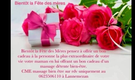 CME Massage et bien etre  : Institut de beauté à Lannemezan