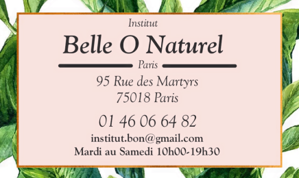 Belle O Naturel : Institut de beauté à Paris