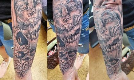 Carinas Haarhütte-Tattoohütte by Dirk Woznitza: Barbershop in Halberstadt