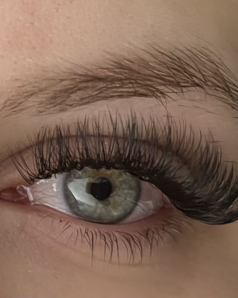 Brow lift et tinting — pose réelle NIAM'S