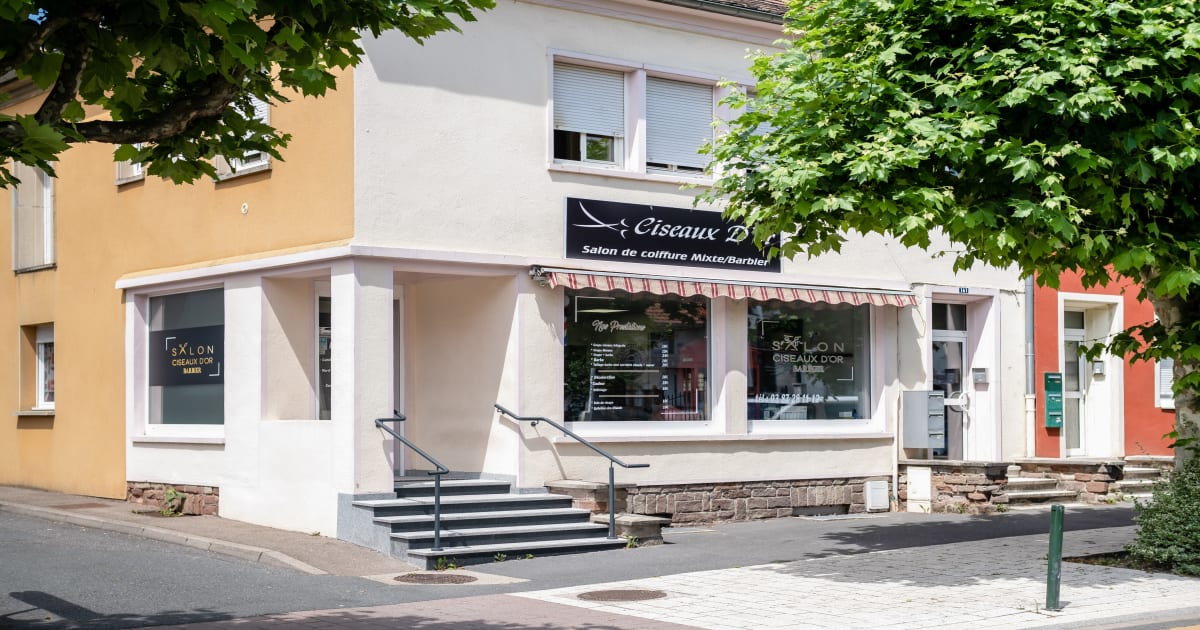 Barbershop Ciseaux dor