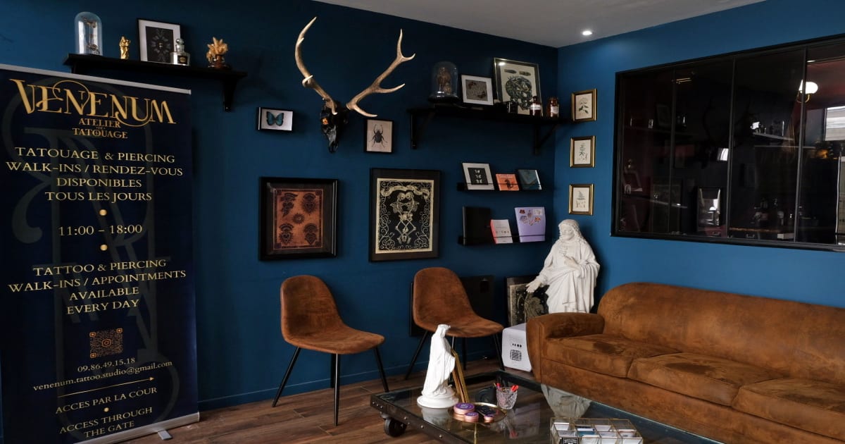 Venenum : tatoueur à Paris 3ème - Planity - RDV en ligne