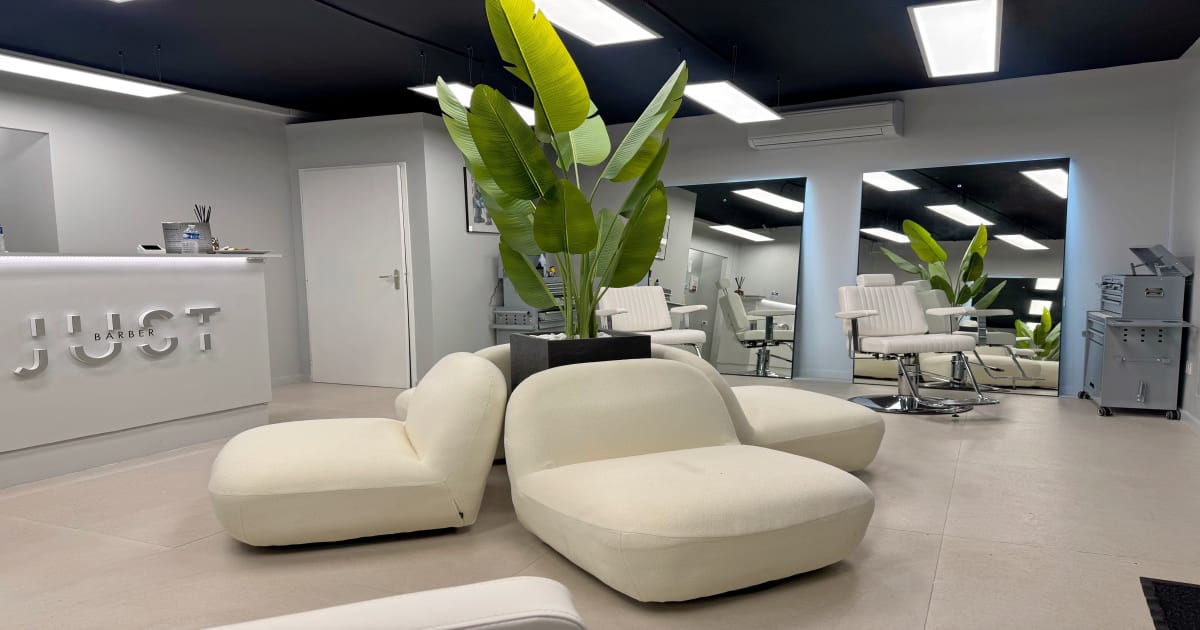 Le salon Just Barber à Castries