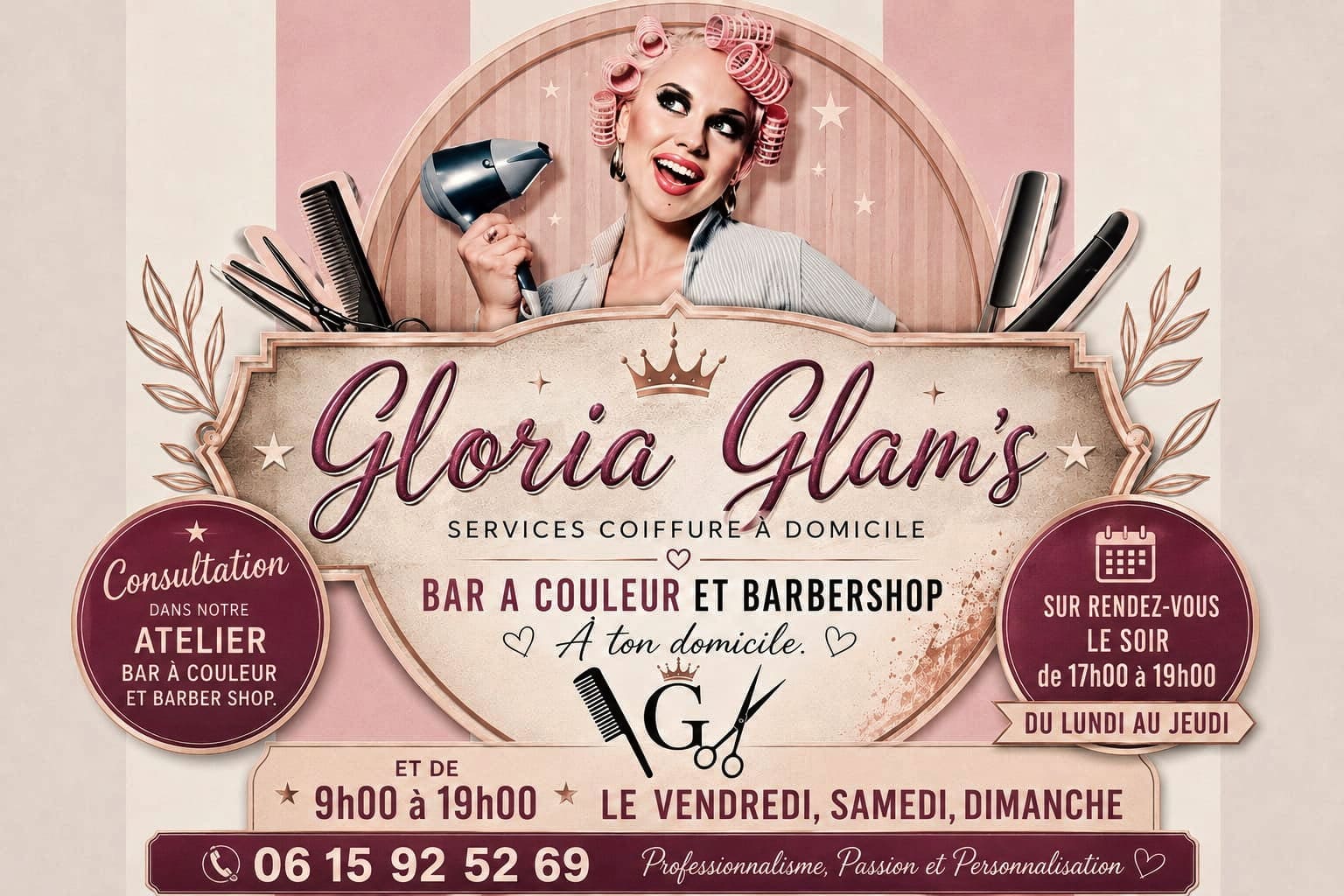 Gloria Glam’S - Coiffure Hyères - Gloria Glam’S - Photo Galerie - OneBooking