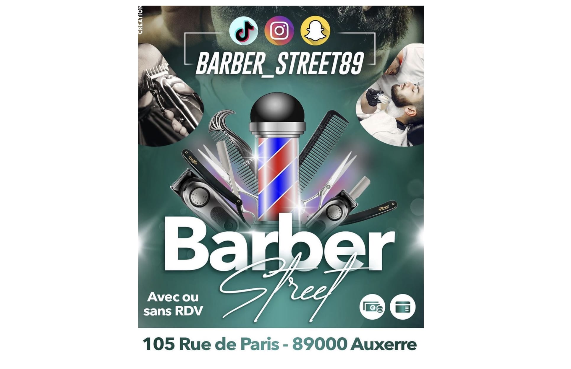 Barber Street 89 - Barbier Auxerre - OneBooking
