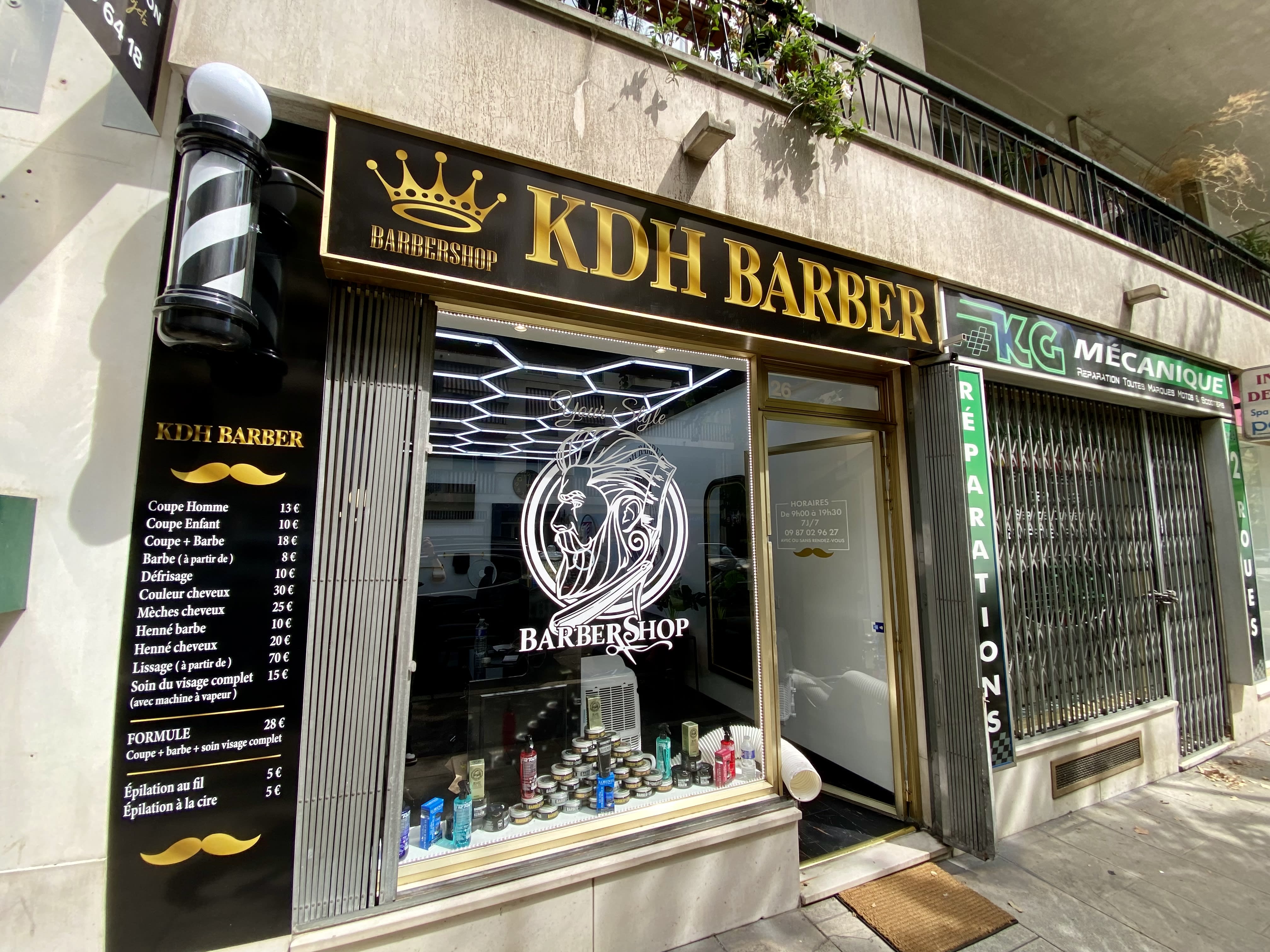 KDH Barber - Coiffure Nice - Photo de couverture - OneBooking