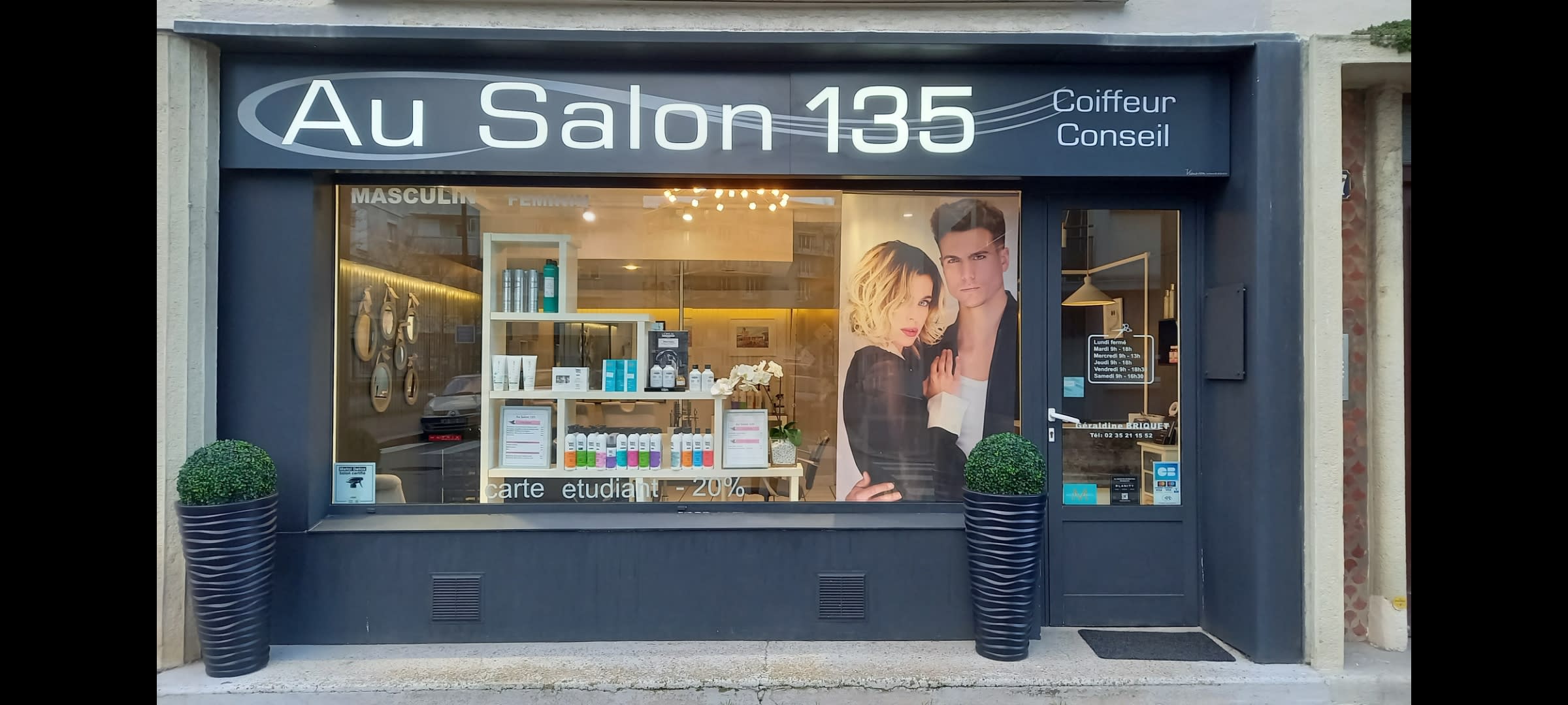 Au salon 135 - Coiffure Le Havre - OneBooking