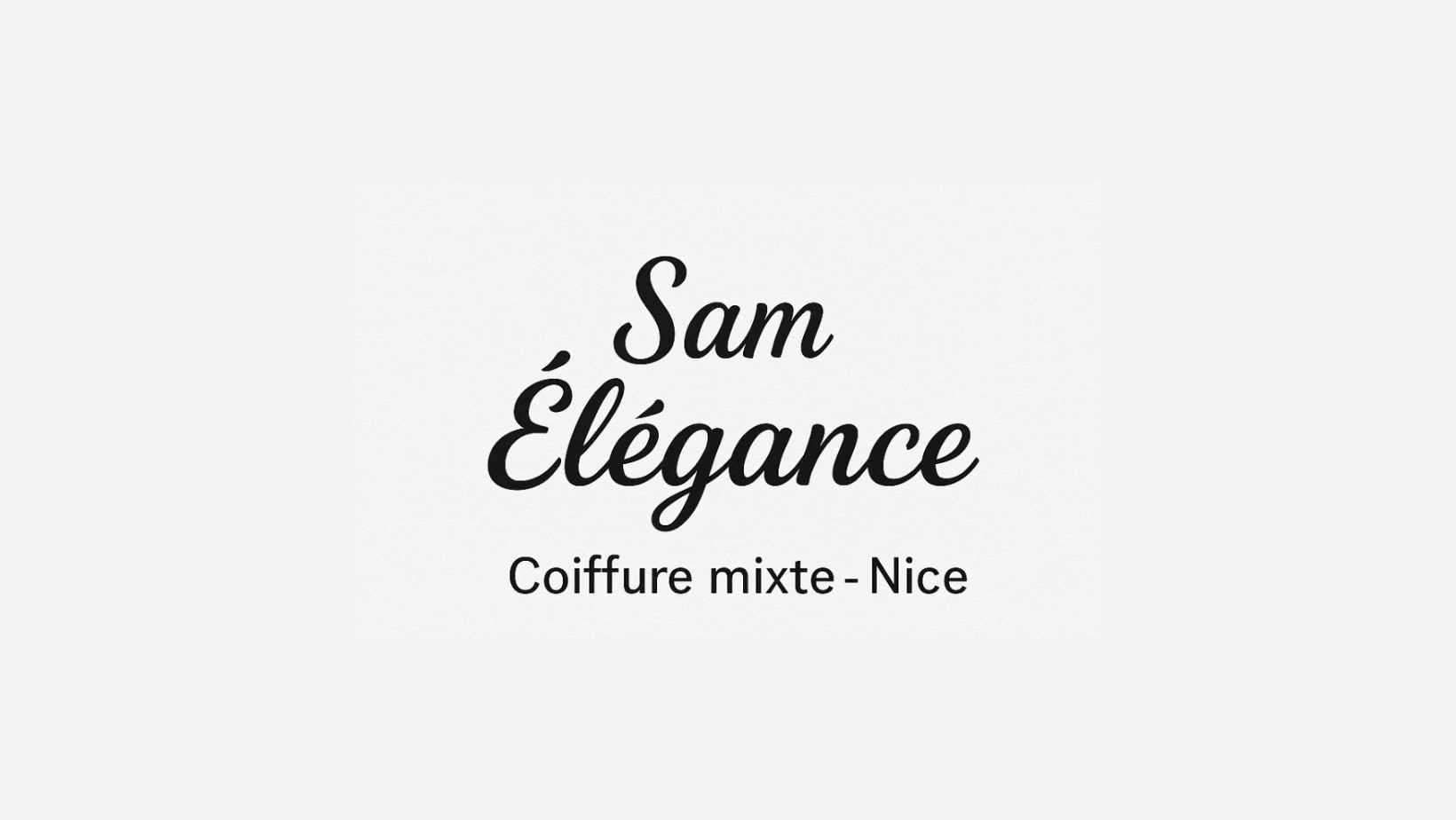 Sam Elegance - Coiffure Nice - Photo de couverture - OneBooking