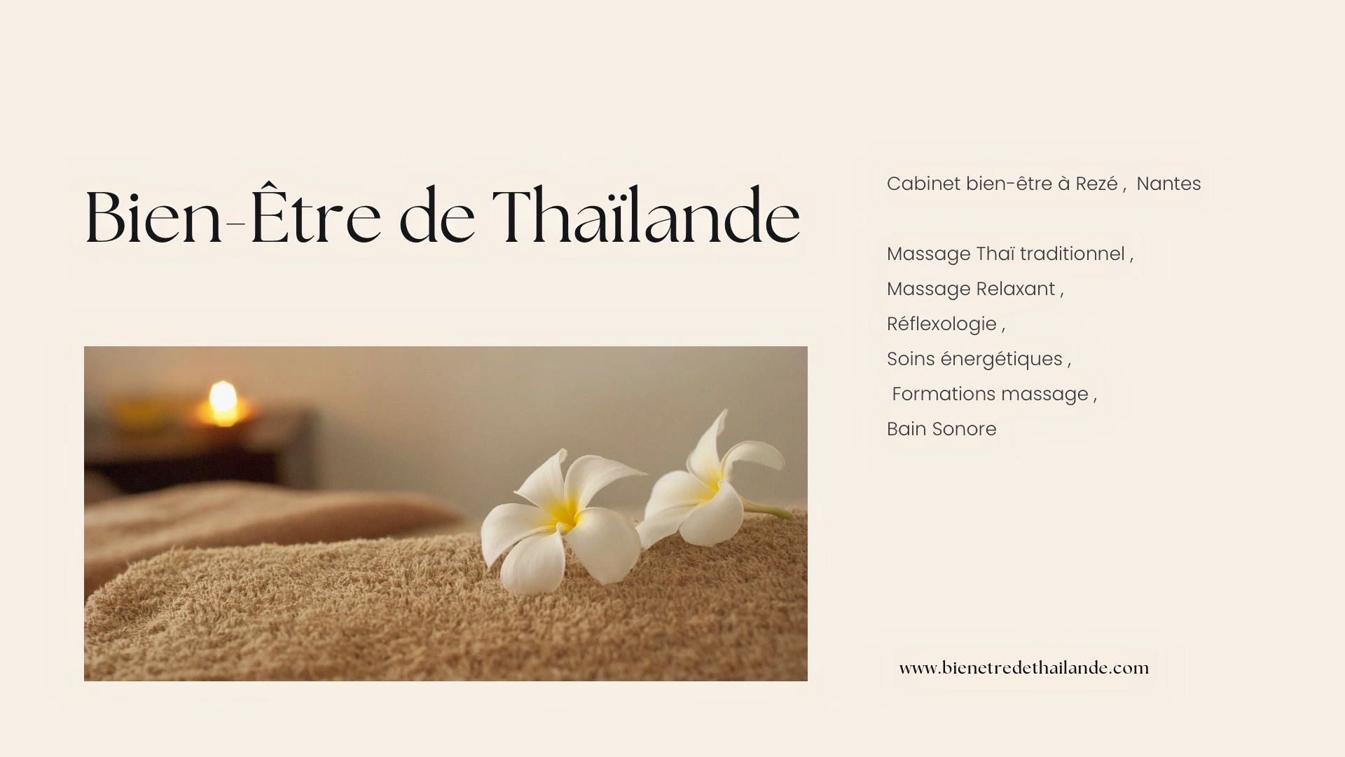 Bien être de Thailande