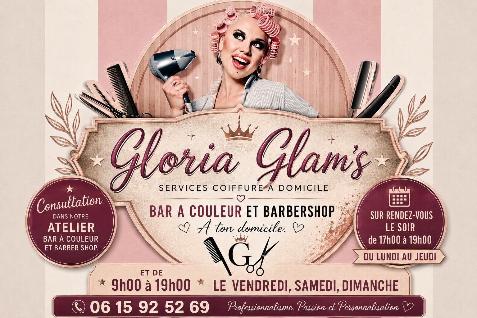Gloria Glam’S - Coiffure Hyères - Photo de couverture - OneBooking