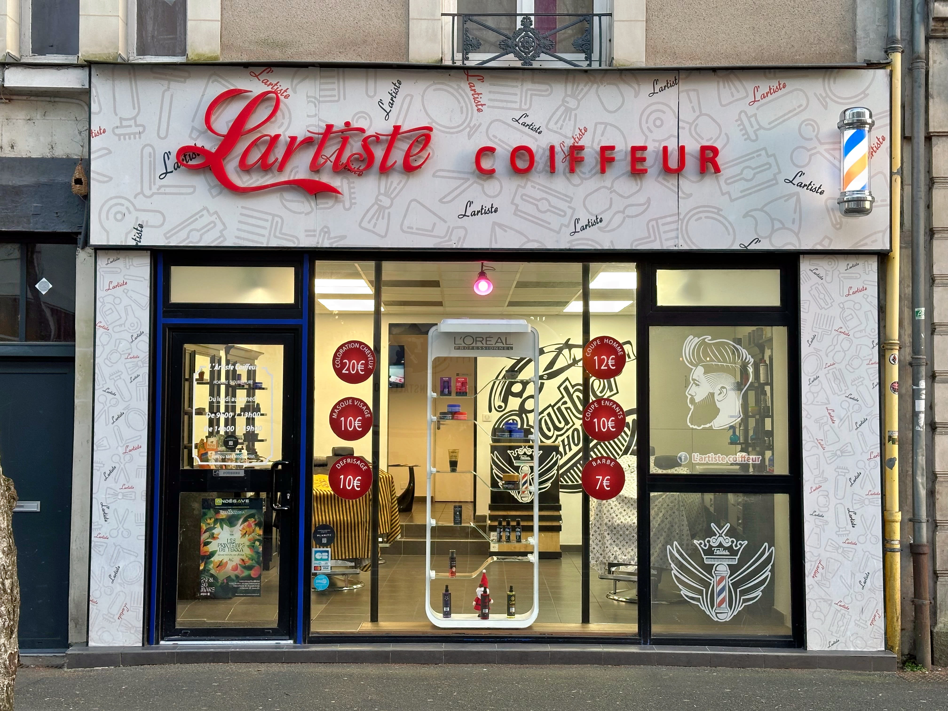 L’Artiste Coiffeur (Barber shop) - Coiffure Angers - OneBooking