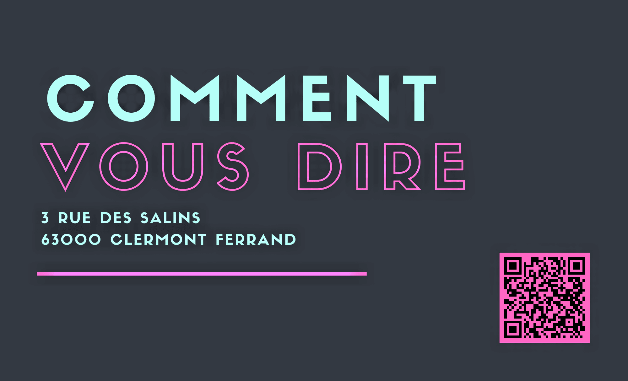 Comment vous dire