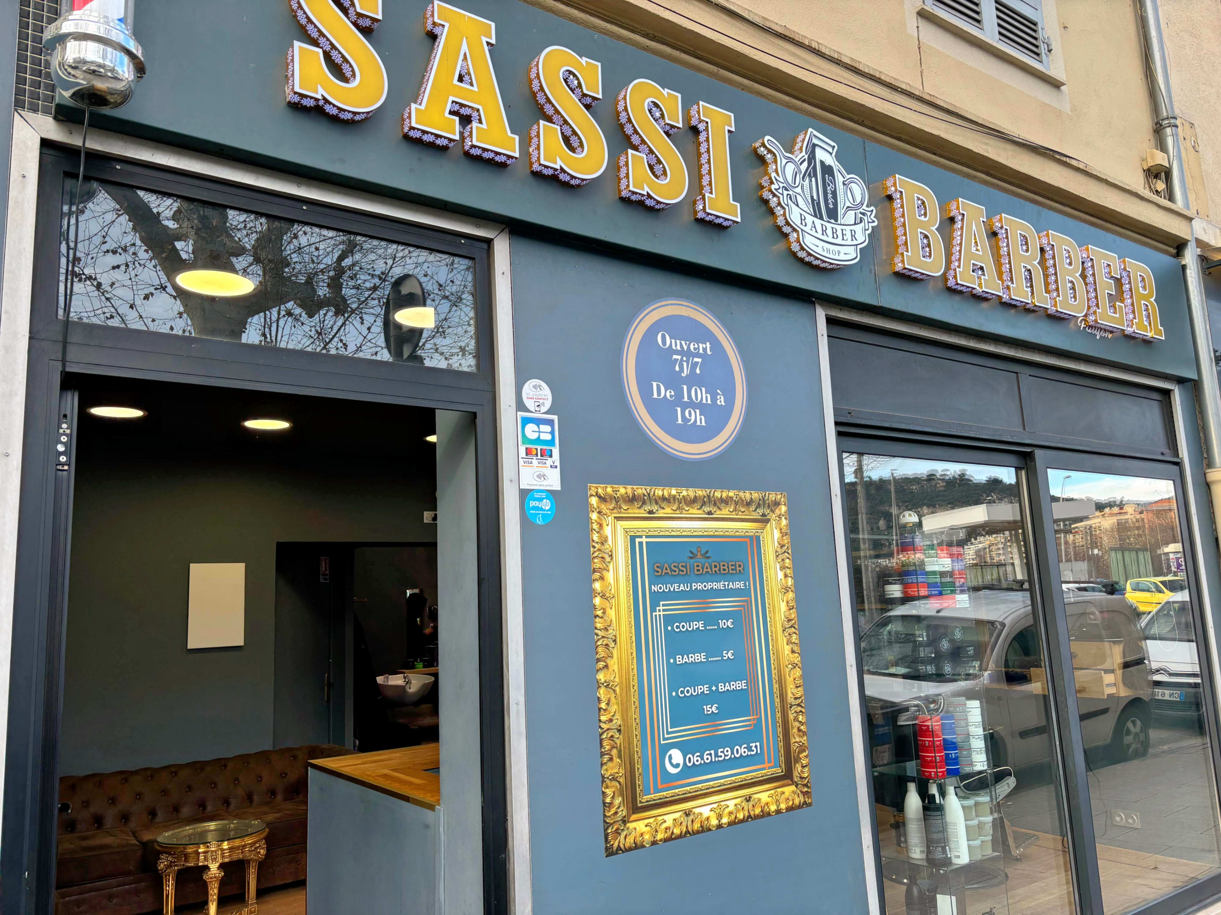 SASSI BARBER - Coiffure Nice - Photo de couverture - OneBooking