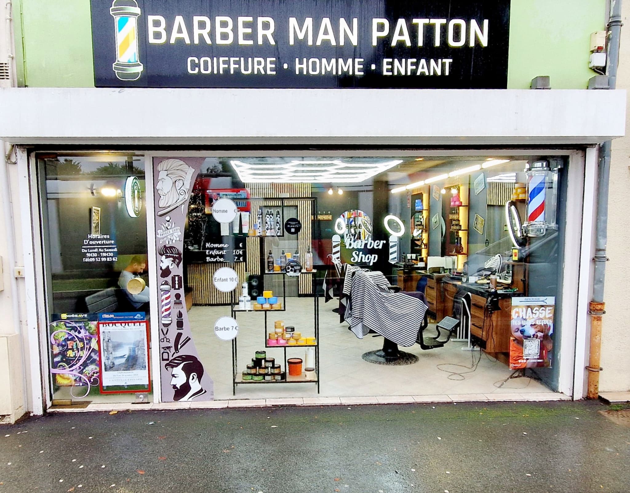 BARBER MEN PATTON - Barbier Angers - OneBooking