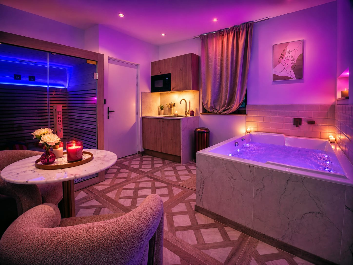 Jacuzzi Spa Privatif l’Hermitage - Spa Dijon - OneBooking