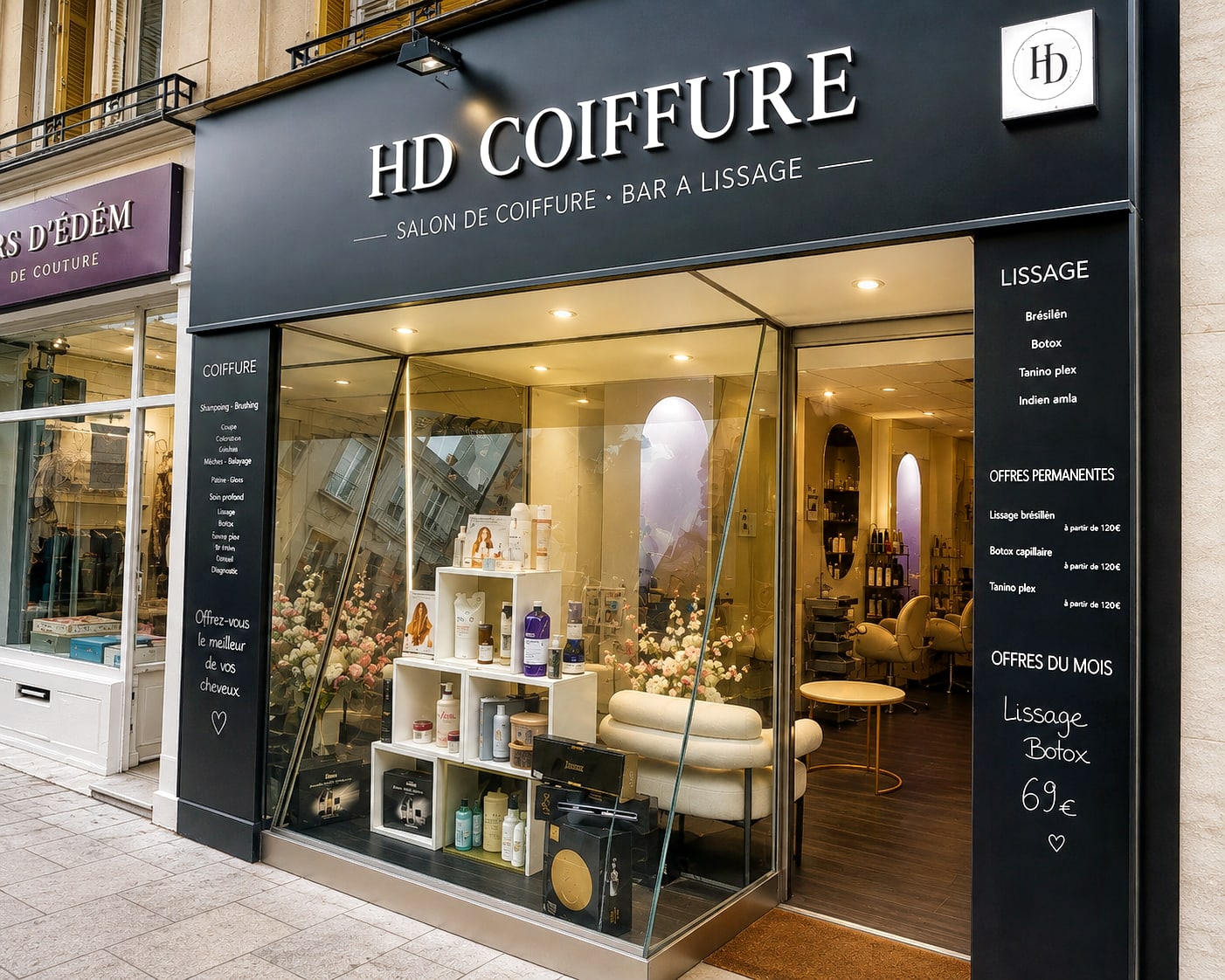 HD Coiffure - Coiffure Nice - Photo de couverture - OneBooking