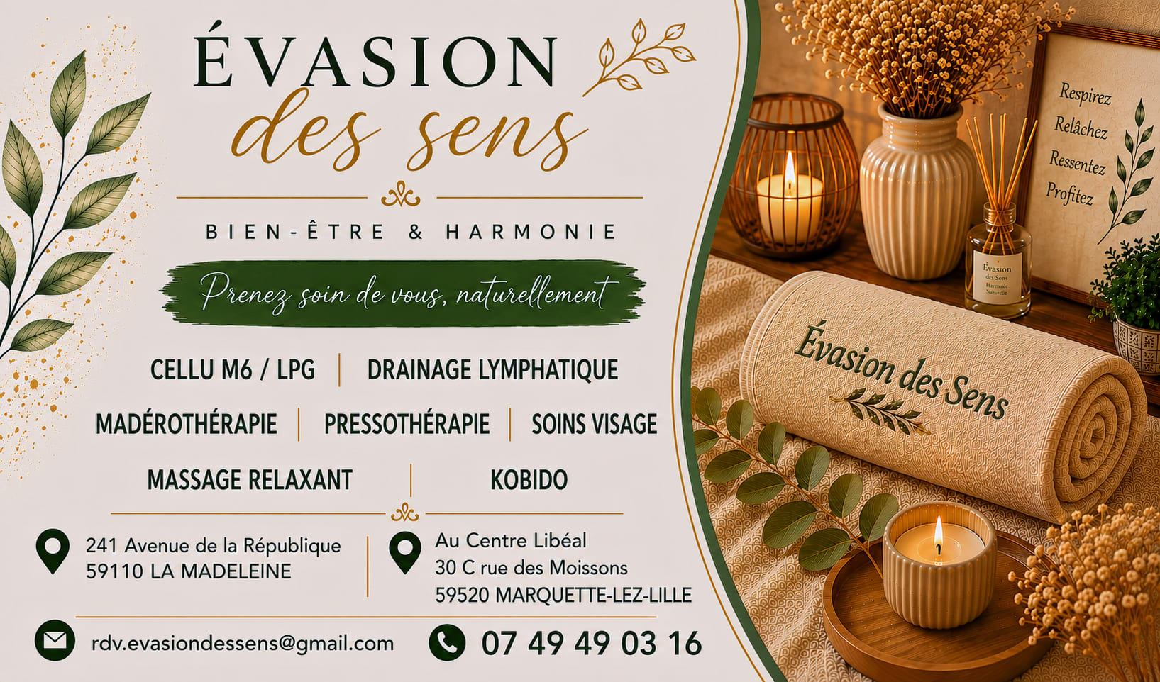 EVASION DES SENS