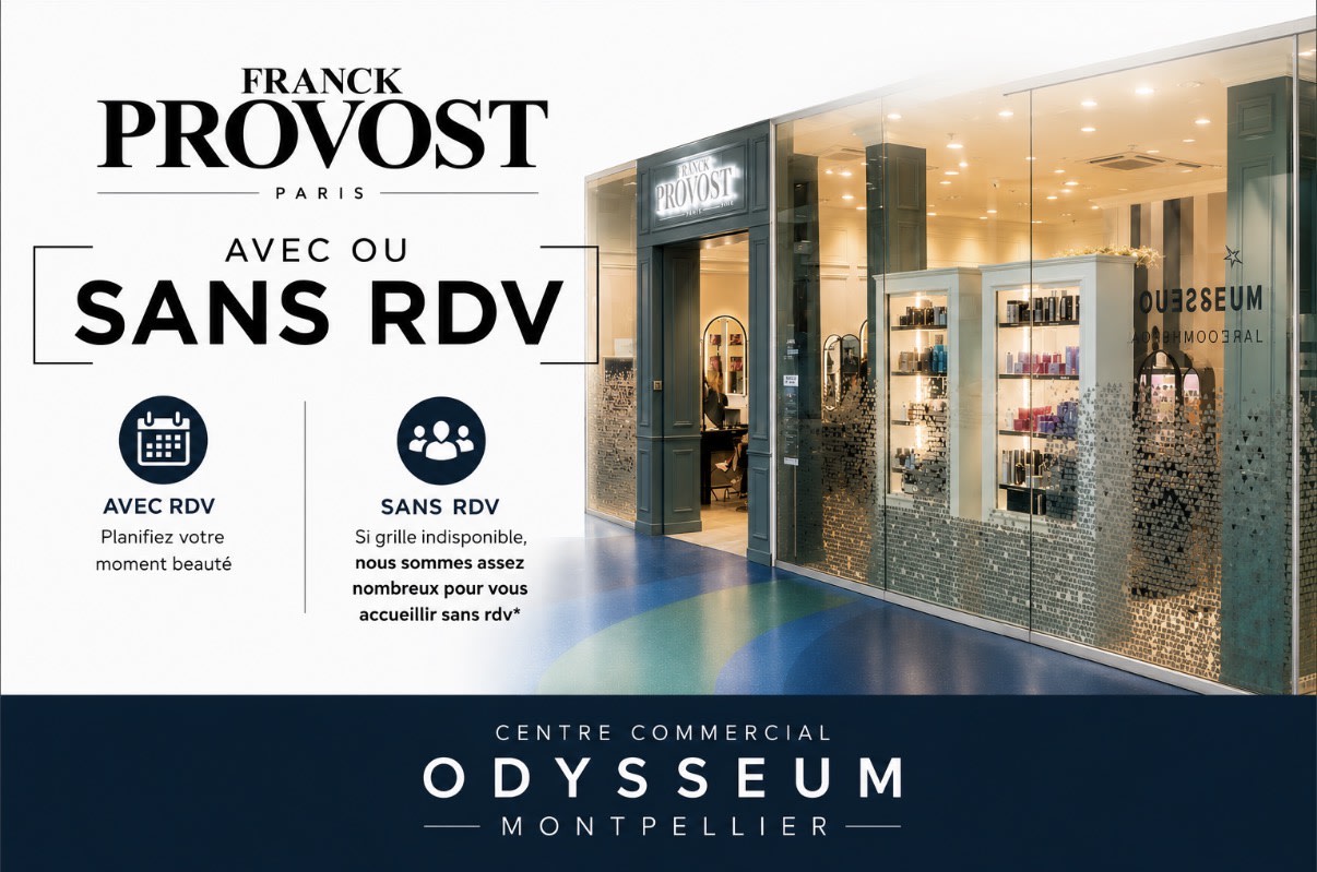 Franck Provost - Odysseum - Coiffure Montpellier - Photo de couverture - OneBooking