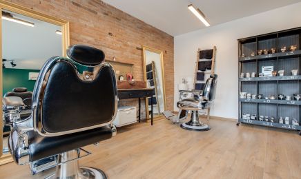 Le vestiaire des garçons : Barbier à Blagnac