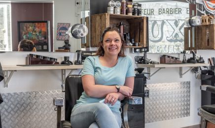 Aux 2 fauteuils : Barbier à Baud