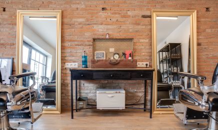 Le vestiaire des garçons : Barbier à Blagnac