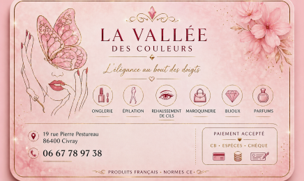 LA VALLÉE DES COULEURS : Manucure à Civray
