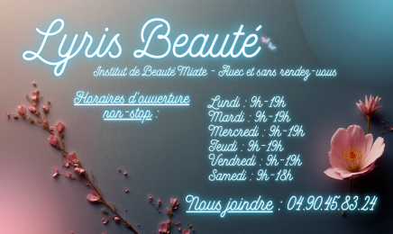LYRIS BEAUTÉ (ex : L’Institut by R) : Manucure à Salon-de-Provence