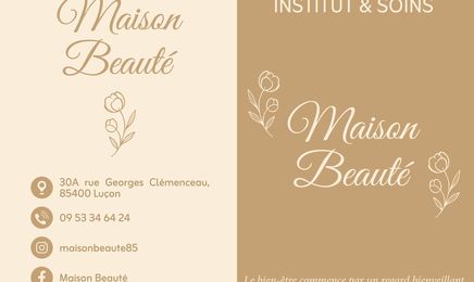 Maison Beauté : Institut de beauté à Luçon