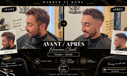 Barber At Home : Barbier à Chevaigné