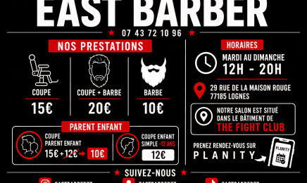 East Barber : Barbier à Lognes