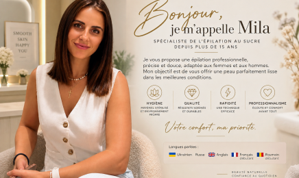 Mila Hevorhian - Épilation Professionnelle chez Fitness Club FLEXX : Institut de beauté à Nice