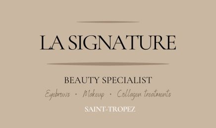 La signature            by Julie            "L’aparté" : Coiffeur à Saint-Tropez