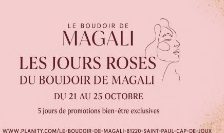Le boudoir de Magali  : Institut de beauté à Saint-Paul-Cap-de-Joux