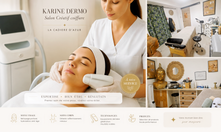 Karine Dermo Chez Créatif Coiffure Mixte : Institut de beauté à La Cadière-d'Azur