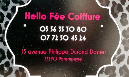 Hello Fée  : Coiffeur à Parempuyre