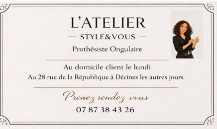L’Atelier Style et Vous : Manucure à Décines-Charpieu