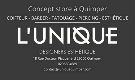 L'UNIQUE - Coiffure / Barber / Tatouage / Piercing / Esthétique : Manucure à Quimper