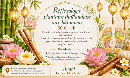 Réflexologie Anahi  : Institut de beauté à Montaren-et-Saint-Médiers