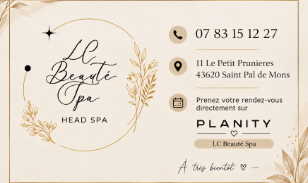 LC Beauté Spa - Head Spa  : Institut de beauté à Saint-Pal-de-Mons