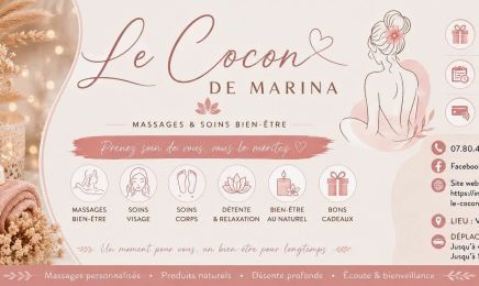 Le Cocon De Marina  : Institut de beauté à Mouleydier