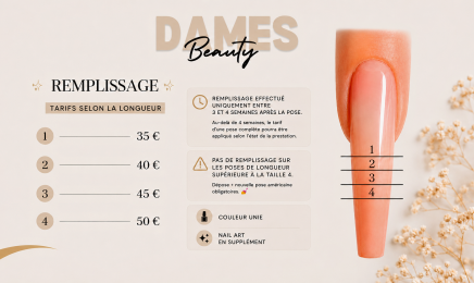 Dames Beauty - Mery sur oise  : Manucure à Méry-sur-Oise