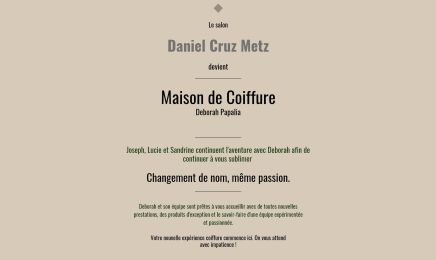 Maison de Coiffure Deborah Papalia : Coiffeur à Metz