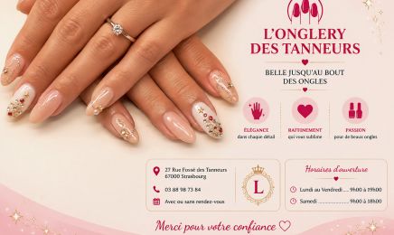 L’ongle des Tanneurs  : Manucure à Strasbourg