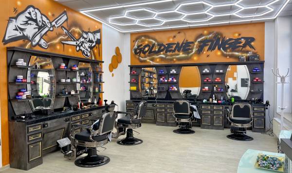 Friseur Salon Goldene Finger 