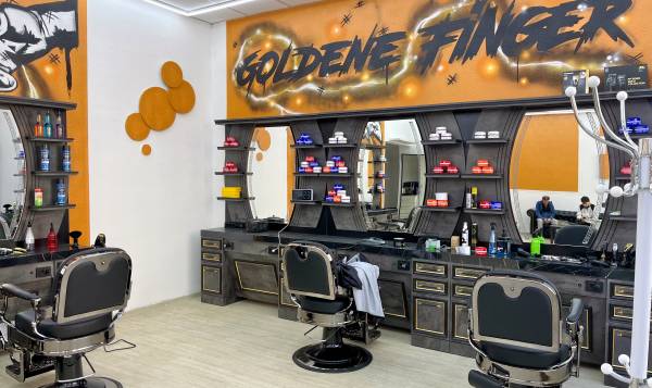 Friseur Salon Goldene Finger 